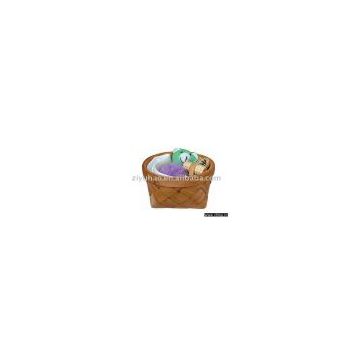 wooden basket&gifts