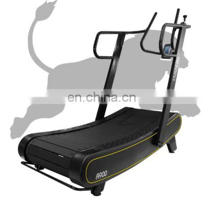 easy up treadmill non-motorized unpowered curved Manual Eco-friendly commercial running machine air runner
