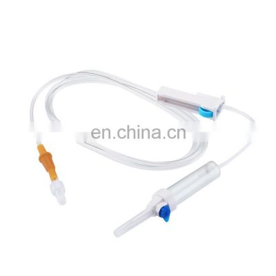 CE ISO Medical Disposable Sterile IV Infusion Giving Set with Needle