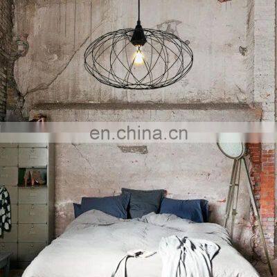 HUAYI Simple Design Iron Kitchen Dining Room Nordic Chandelier Ceiling Hanging Modern Pendant Light