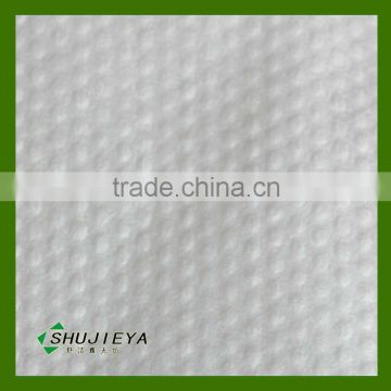 Cross lapping 50% viscose and 50%polyester pearl spunlace nonwoven