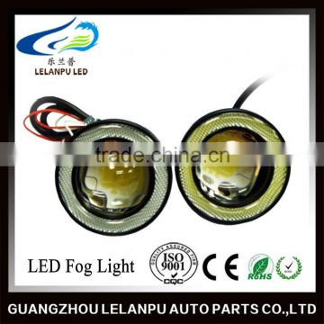 new design!!!led waterproof lights 30w 3200lm 2.5 inch COB super bright car led fog light