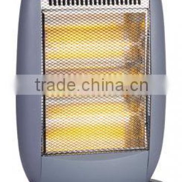 3heating 1200W CE/GS/ROHS safety tip over swtich wide angle oscillating function electric heater halogen heater for home