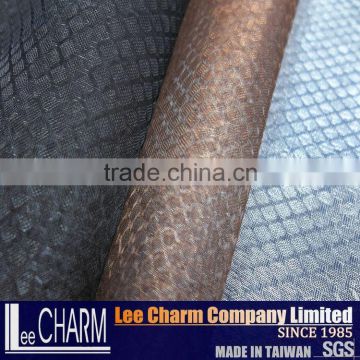 100% Nylon Bronze Rhombus Curtain Voil And Organza Stock Fabrics