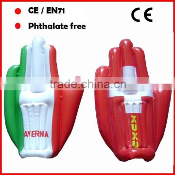 PVC inflatable hand for promotion gifs cheap and free samples