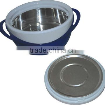 3889 plastic stainless steel casserole pot