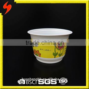Restaurant Use Hot Sale 1000ml Takeaway Noodle or Soup Bowl with Lid