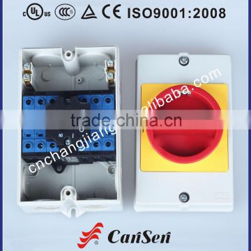 Cansen switch LW30-32B off-on 6 pole rotary cam switch with box control Ventilation system Air Conditioner Pump system AC motor