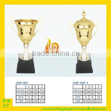 810 YIWU EV Sport Metal Trophy Cup Plastic base Wholesale