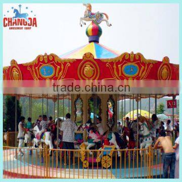 Fiberglass amusement park ride carousel horse for sale