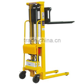 1000kg load hand operate forklift 3.5m high lift