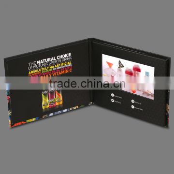 hard cover lcd video advertising card with 1500mAh battery                        
                                                Quality Choice
