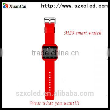 Innovative Led M28 Watch Made Of Silicon Band With Power saving,Ringtone function