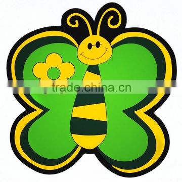 Wholesale Soft Pvc Cup Mat High Quality Bee pattern Cup Pad