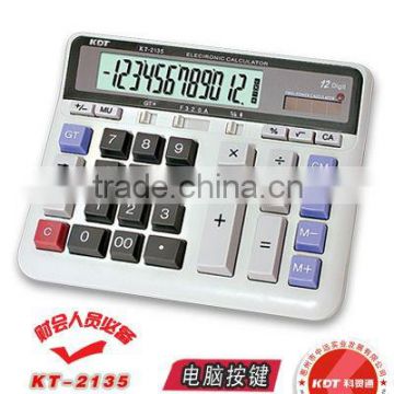 12 digits big button press up calculator KT-2135