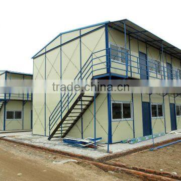 Double storeies slope roof mobile house