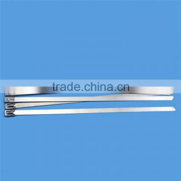 Latest product excellent quality ppa coated reusable stainless steel cable ties made in china