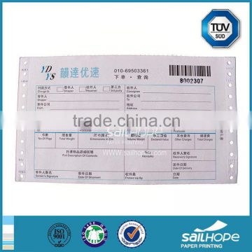 Best quality best sell printing waybill with barcode
