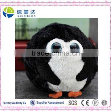 Lovely cute big eyes round fat penguin doll doll plush toys