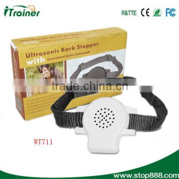JF-WT711 ultrasonic electric bark stop collar,dog collars bark control