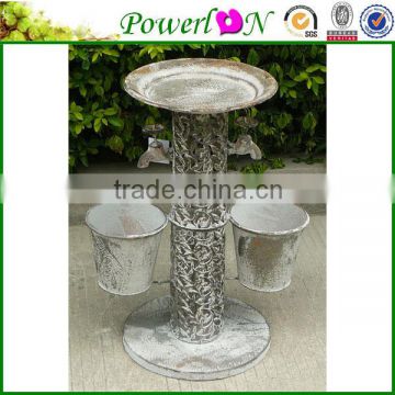 Discounted Metal Bird Freeder Plant Pot Garden Ornament For Patio Backyard I29M TS05 X00 PL08-6141