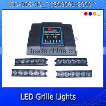 high power LED warning grille light LED-106-4D-K