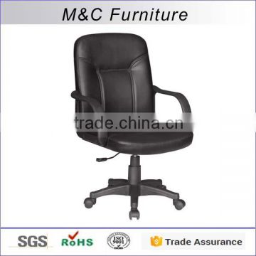 popular best selling mid-back no folded pvc office chair