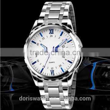 High quality top grade mens watches black and white simple dial luxury style China whloesale price