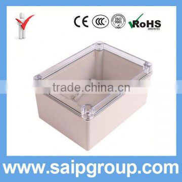 IP66 China ABS Plastic Box Hinged Lid Container With Clear Cover 150x200x100mm