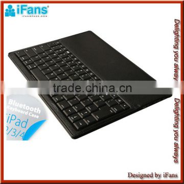 For New Ipad Bluetooth Keyboard Leather Case
