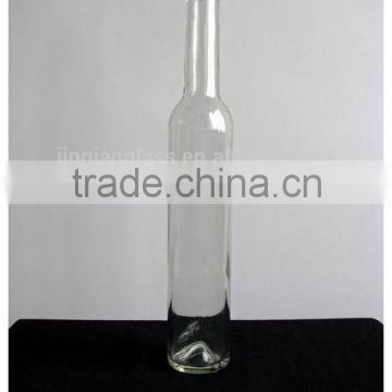 250ml clear glass ice wine bottle with cork