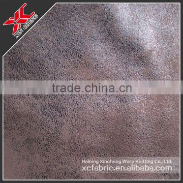 See larger image 100% polyester warp knitted fashionable bronzed suede fur fabric for sofa,car,dress clothing