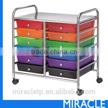 12-PP Color Drawer Storage Organizer Trolley