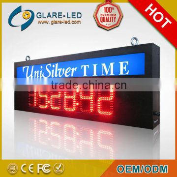 12inch silk- printing 88:88:88 LED Digital wall Clock sign