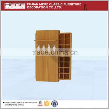 High End Clothes Store Wooden Tie Display Case