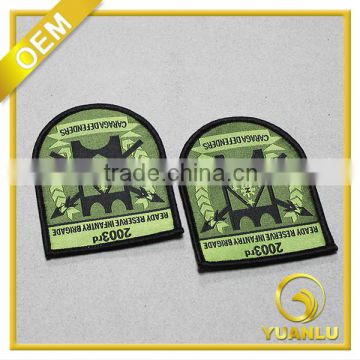 Eco-friendly customized clothing embroidery woven label