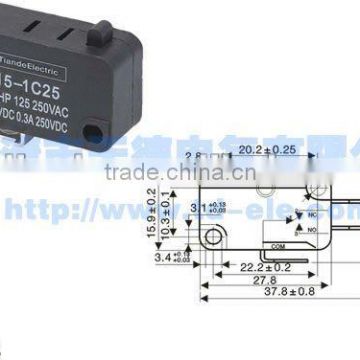 V15-1C25 series micro switch