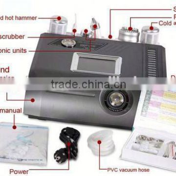hot selling N95 5IN1 dermabrasion machine with ultrasound and skin scrubber