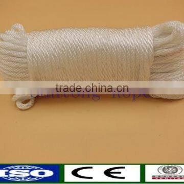 3mm white solid braided nylon starter rope in stock