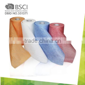 China supplier in Guangzhou over 13 year factory,good quality multi-purpose spunlaced cleaning cloth rolls