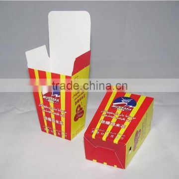 Custom printed disposable paper popcorn box