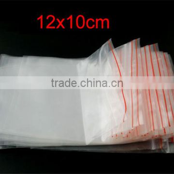 Custom Rectangle Transparent Plastic Zip Lock Bags
