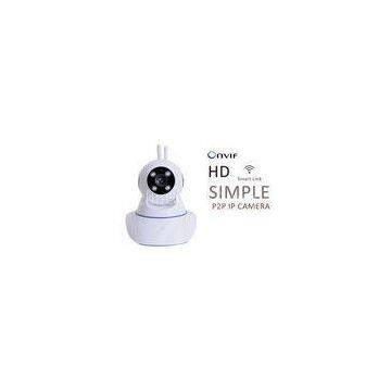 64G TF Card 1MP ONVIF Wireless IP Camera Night Vision , Pan Tilt Zoom IP Camera