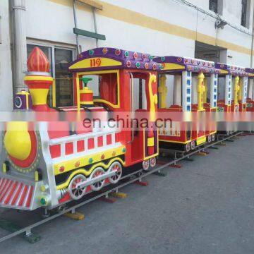 Electric battery powered 14 riders Mini kiddie train rides for sale