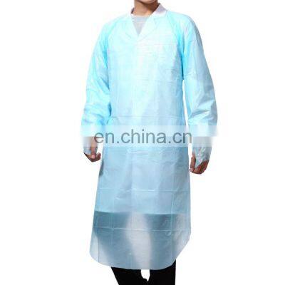 Seam Tape AAMI 2 3 Anti Virus  Waterproof Isolated Blue Plastic Non Sterile CPE Disposable Medical Use isolation Gown Gowns