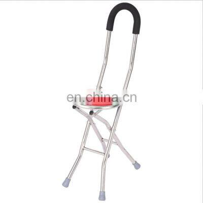 Elderly Foldable Walking Cane Stainless Steel Collapsible Walking