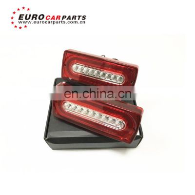 G class w463 black and red running LED taillights for G350 G400 G500 G55 G63 G65 G800 signal  dynamic LED rear lamp