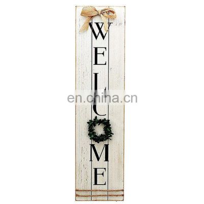 custom fir wooden welcome sign love sigh for front door