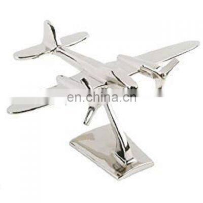 fancy aluminium airplane model