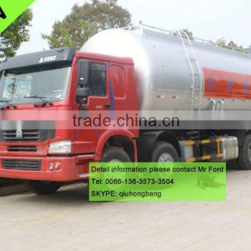 HOWO 40000L cement tanker truck bulk powder tanker truck 0086-13635733504